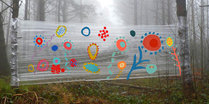 Διάφανο χρώμα σε ένα φανταστικό τοπίο | Μικρή&nbsp;Ουτοπία